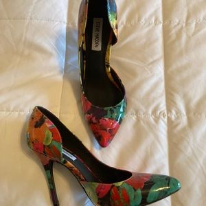 Steve Madden floral stilettos
